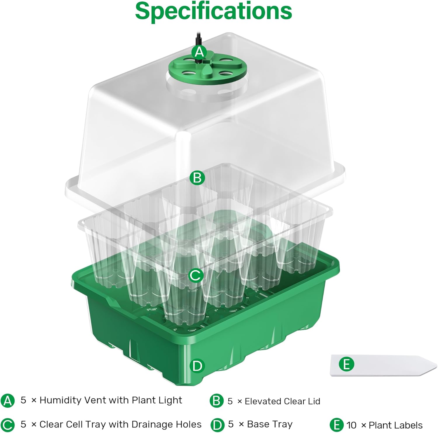 Seed Starting Kits with Grow Lights: What the Spectrum and Timer Specs Mean for Your Vegetable Starts