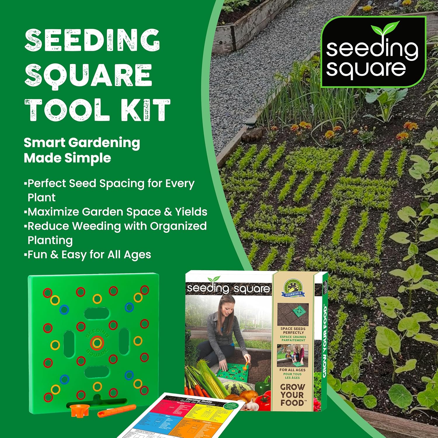 Spacing Templates and Dibbers for Raised Beds: Getting Square-Foot Grids Right Without Guessing